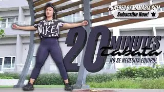 Day 7/30: 20 Minute Tabata Workout - No Equipment, Simply follow along! #tabata #homeworkout