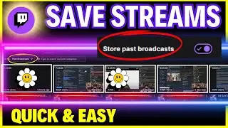 HOW TO SAVE AND LOOK UP PAST TWITCH STREAMS VODS (QUICK & EASY - 2024)