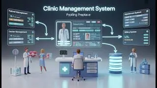 🏥 Clinic Management System Using Python | Full Project Tutorial | Healthcare Management Application