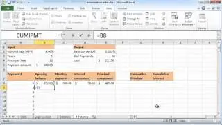 Excel tutorial: Creating a loan amortization table in Excel 2010