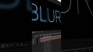 Blur Text Reveal in After Effects - Super Easy Tutorial