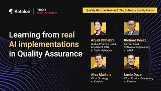 Webinar - Learning from real AI implementations in Quality Assurance