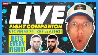 FIGHT COMPANION | UFC Vegas 74: KKF vs Albazi LIVE STREAM | #UFCVegas74 | We Want Picks