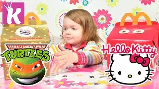 Хеппи Мил Черепашки Ниндзя и Хелло Китти Happy Meal Ninja Turtles and Hello Kitty