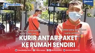 VIRAL Kurir Antarkan Paket ke Rumahnya Sendiri, Sering Antar Paket Pesanan Istri, Ini Kisahnya