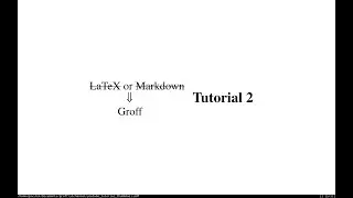 Create Tables In Groff - Groff Tutorial 2