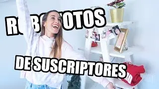 DECORO LA HABITACIÓN CON FOTOS DE SUSCRIPTORES + SORTEO | @paulagonu 