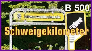 Schweigekilometer, B 500, Schwarzwaldhochstraße, 50 km/h