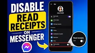 How to Disable Read Receipts on Messenger | Disable Read Receipts Facebook Messenger | DR technology