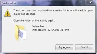 How to find which File is in use by another program