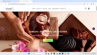 Creating a Spa salon Shop Website: HTML, CSS, JS, PHP & MySQL Demo