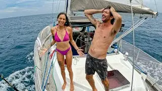 BOAT LIFE: RACING to beat the MONSOON! | Sailing Indonesia to Thailand... Ep 340