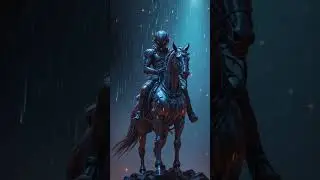 horse riding cyber Rider ranger cyberpunk retrowave 80s music nostalgia chillsynth synthwave chill