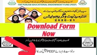 PEEF Special Quota Scholarship Form