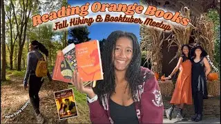Fall Reading Vlog 🎃 Meeting Beccie & Orange Books Collab🧡