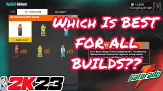 Which Is The Best Gatorade Boost?? Save Stamina & Vc!! Nba2k23