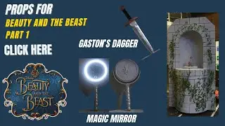Props For Beauty and the Beast Part 1-Magic Mirror,Balcony & Dagger