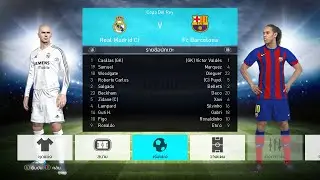 El Clásico Copa del rey Final  2004/05 || Real Madrid Vs Fc Barcelona