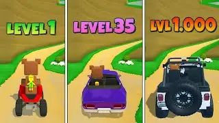 Super Bear Adventure Gameplay Walkthrough All Cars
