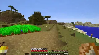 Minecraft singleplayer S1 EP2 | Working on the corruptedchunk