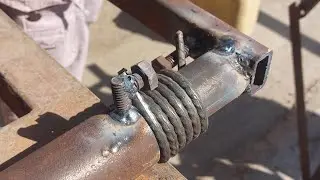 Easy way to make circle for round bar | Bar bending DIY ideas