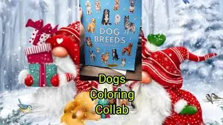 #vlogmas2025 Day 28 #dogscoloringcollab Hosted by Me 🐕🐶🐩🐺