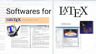 How to Install LaTeX  Software | TeXworks and TeXStudio Software | Some Examples | LaTeX | Part 2