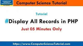 Display all records in php mysql