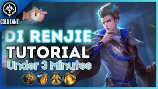 4-Minute Di Renjie Tutorial in Farm Lane || (HoK S9) 2025