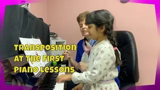 🎹 Transposition at the First Piano Lessons.
