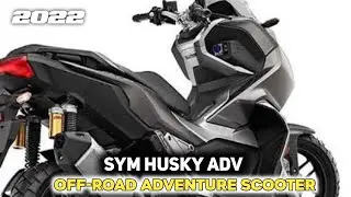 2022 SYM Husky ADV Lightweight Off-Road Adventure Scooter