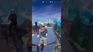 Satoru Gojo recreated in Fortnite 