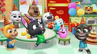 My Talking Tom Friends Happy Birthday Becca Sparkles Lunar New Year update 2024 Gameplay Android ios
