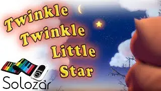 Twinkle Twinkle Little Star на пианино Solozar | Видеоурок для начинающих | Tutorial for beginner