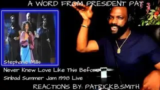Stephanie Mills - Never Knew Love Like This Before -Live Sinbad Summer Jam 1998-REACTION VIDEO