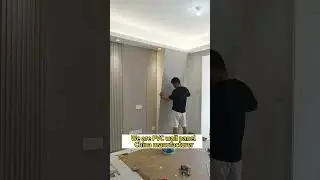 Installation of invisible door #wallpanel  #installation  #doors #interiordesign  #fyp  #homedecor