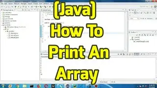 Java Program To Print An Array