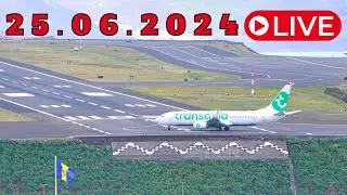 LIVE ACTION From Madeira Island Airport 25.06.2024