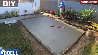 How to Pour a Concrete Shed Slab | Step-by-Step Tutorial