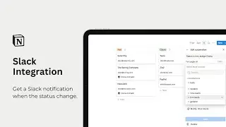 Notion → Slack Integration