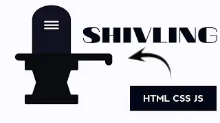 🤫 How to make  shivling using html css 🙏 | shivling | css arts | happy 😊 maha shivratri #css #html