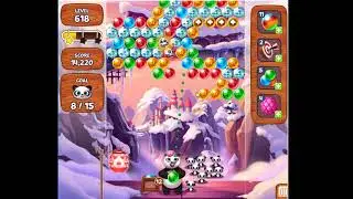 Panda Pop Level 618 NO BOOSTERS WALKTHROUGH