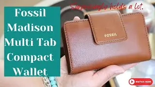 Fossil Madison Compact Multi Tab Wallet