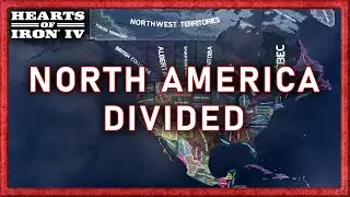 HOI4: North America Divided - AI only timelapse
