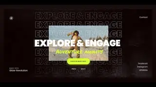 Highlight Hero Section Template || Slider Revolution 6