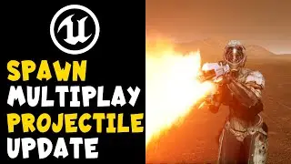 Multiplayer Spawn Projectile / Muzzle Flash in UE5 Unreal Engine (Update)