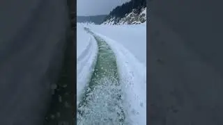 Встряли. Наледь. 