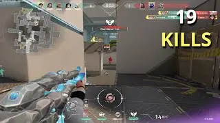 Valorant - 19 Kills As Clove Split Full Gameplay (No Commentary)
