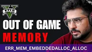 OUT OF GAME MEMORY ERROR GTA 5 I ERR_MEM_EMBEDDEDALLOC_ALLOC I FIX 2024 HINID/URDU