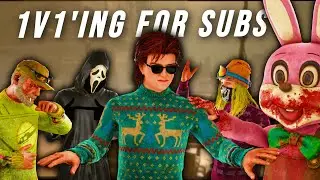 1v1'ing TTVs For SUBS | Dead By Daylight
